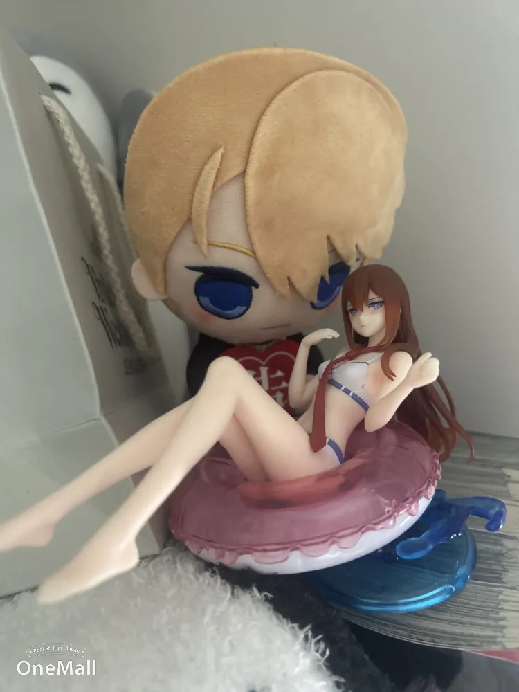 Kurisu makise figure + Shirogane plush by ria - OneMall