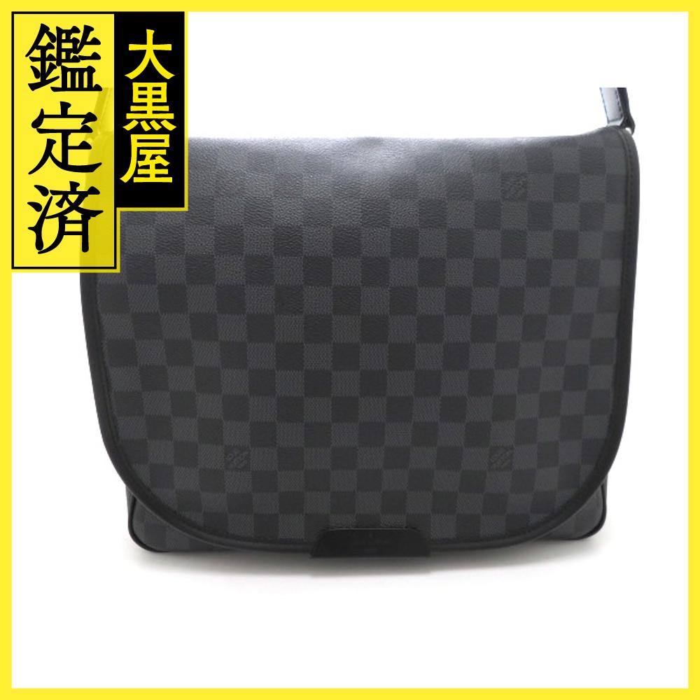 LOUIS VUITTON ルイヴィトン ダニエルMM ショルダーバッグ ダミエ・グラフィット N58029【473】 【中古】【大黒屋】