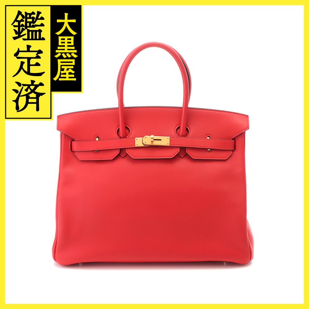 HERMES エルメス バーキン35 ルージュクー/GP D刻印(2019年頃製造)【431】2148103688935 【中古】【大黒屋】