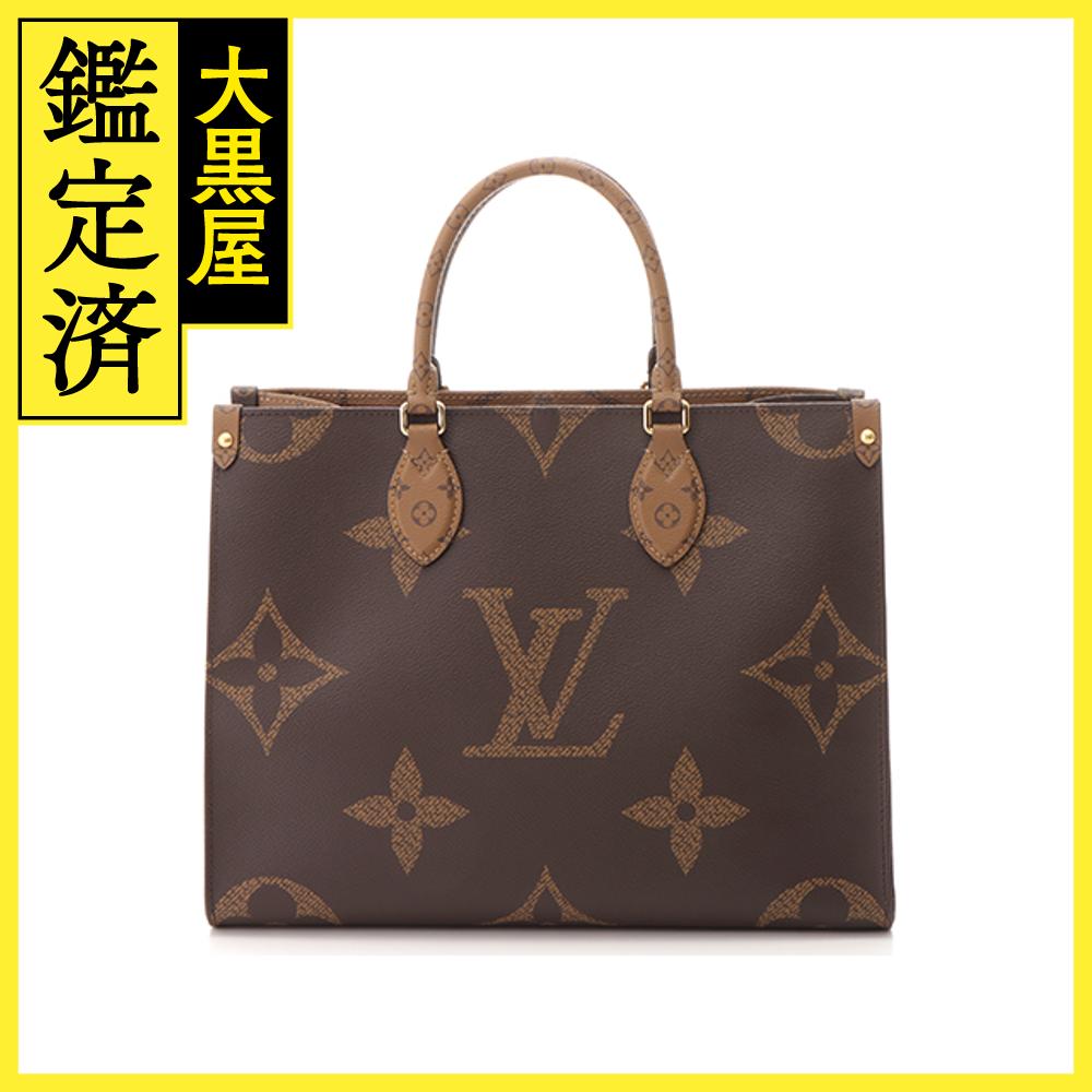 LOUIS VUITTON Louis Vuitton On the Go MM Handbag Shoulder Bag Monogram Giant Reverse M45321 [436] 2148103682964 [Middle Ages] [big stool House]]