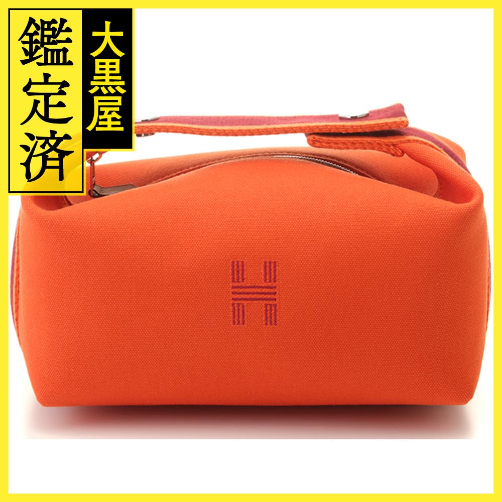 HERMES Birkin Bag - Black PM, Orange & Rouge Ash, Pre-Owned
