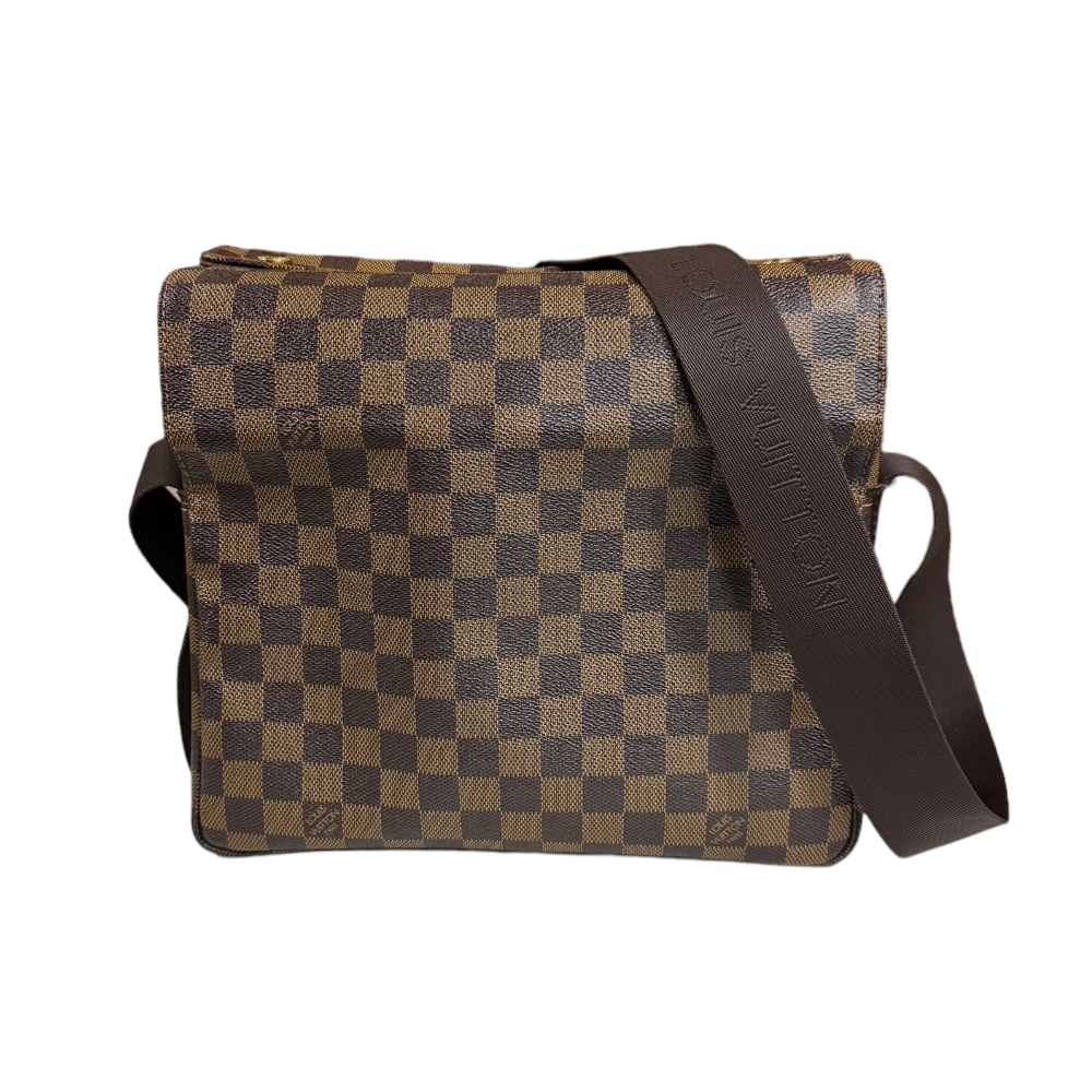 Louis Vuitton Naviglio Damier. Shoulder Bag Louis Vuitton Damiet Canvas N45255 Brown Unisex LOUIS VUITTON Medieval